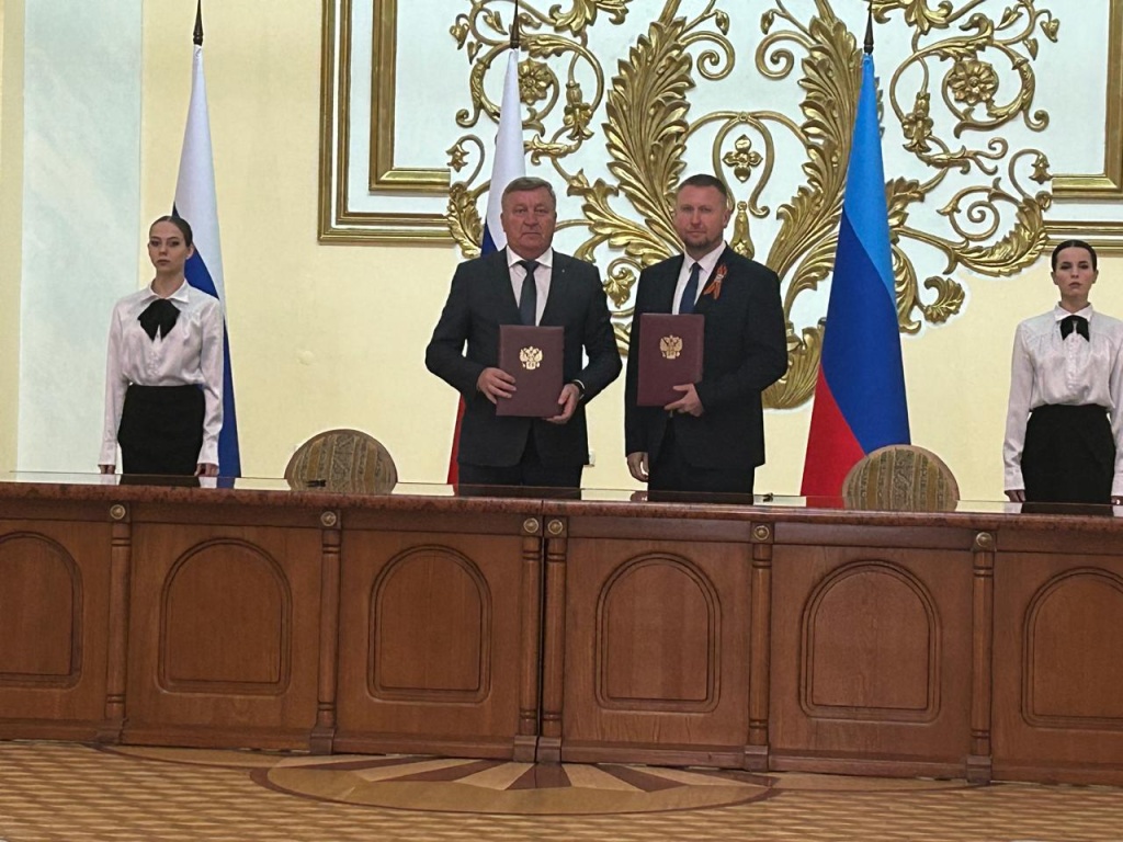 Парламенты Ульяновской области и Луганской Народной Республики договорились о сотрудничестве