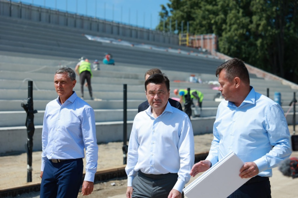 Ремонт стадиона «Авангард» в Коломне выполнен более чем на половину