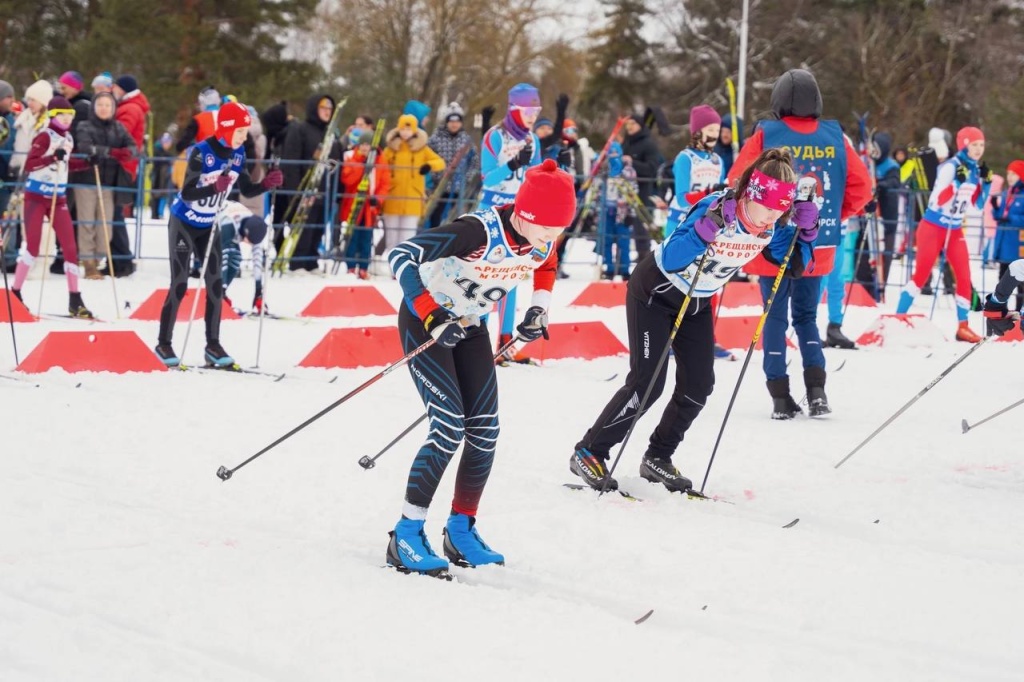В Красногорске прошли соревнования по лыжным гонкам «Крещенские морозы»